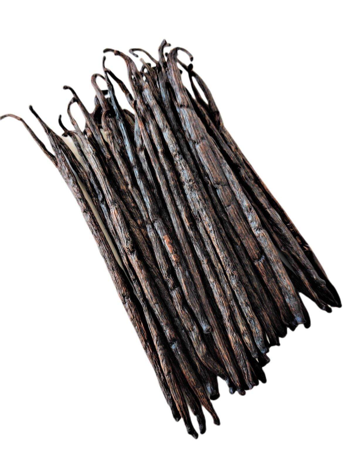 Gousses de vanille de Madagascar Bourbon de catégorie B <br>Pour la fabrication d'extraits<BR>Par quantité