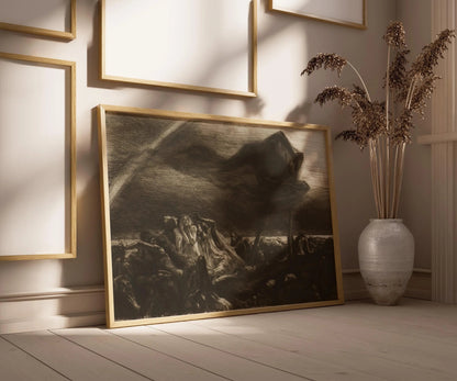 Marcel Roux Faucheuse Art Print: Symbolist Reaper Giclee