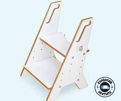 The Mini Clean - Evolving wooden toilet bench for children