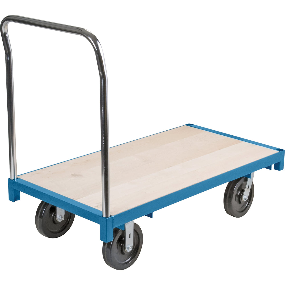 Heavy-Duty Platform Truck, 48" L x 24" W, 2500 lbs. Capacity, Nylon Casters