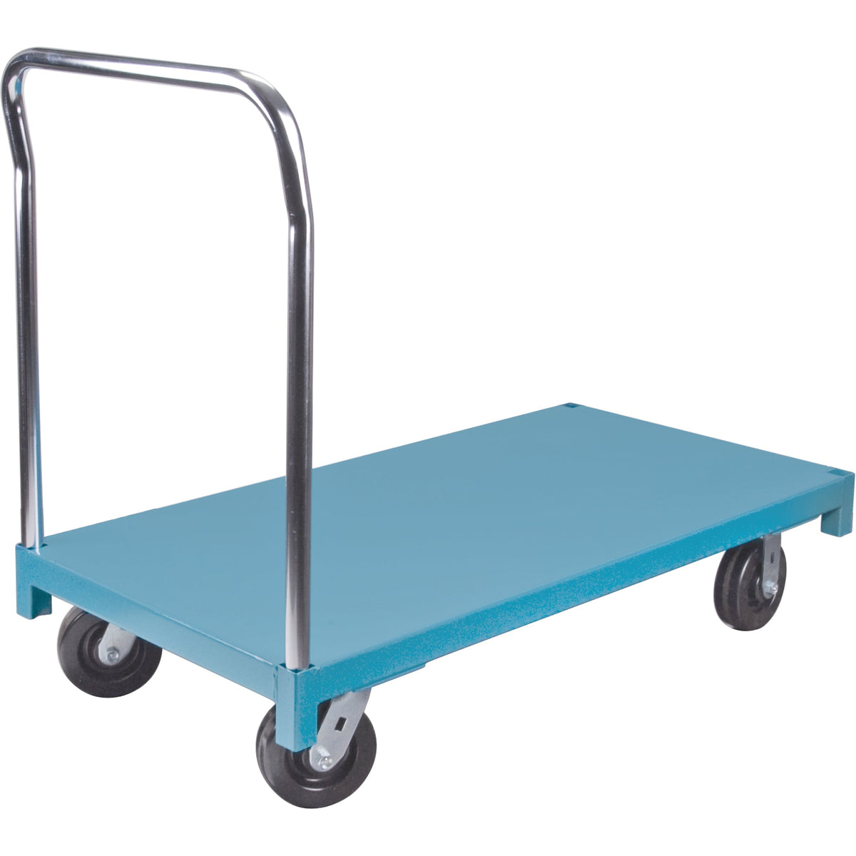 Chariot plateforme, 122 cm L x 76 cm l, capacité de 590 kg, roulettes en nylon