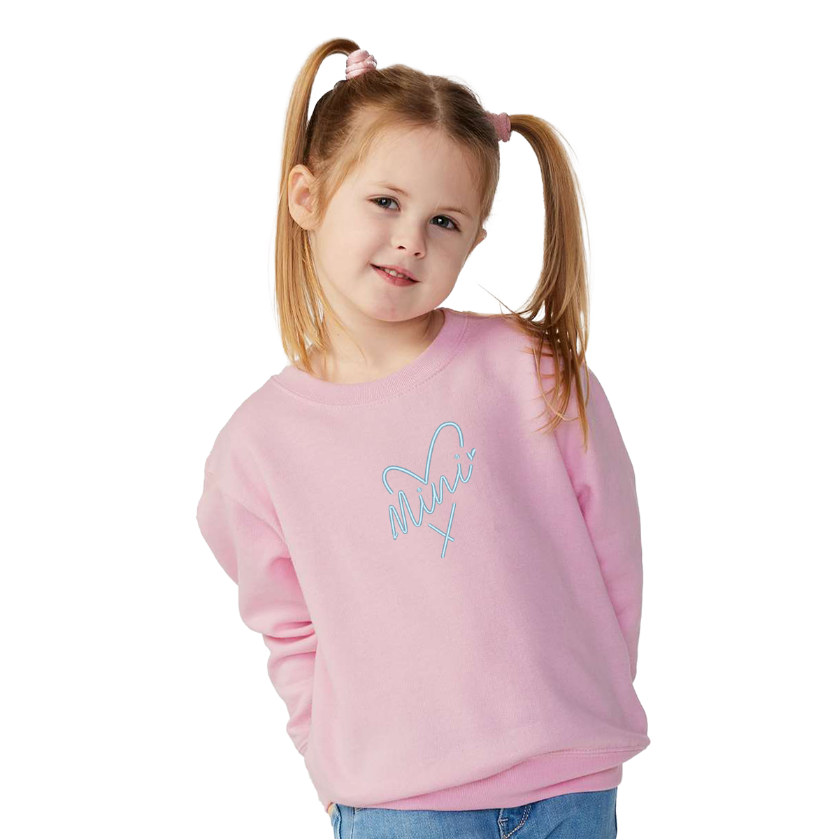 Mini-sweat ras-du-cou brodé « Love » pour bébés