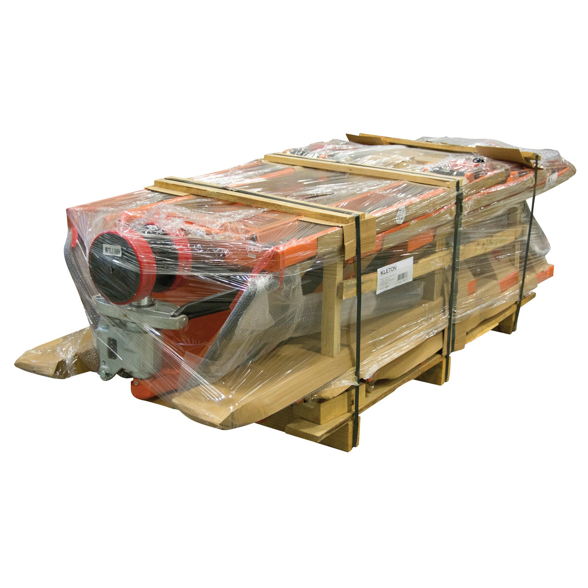 Transpalette manuel super robuste, acier, 122 cm L x 68,6 cm l, capacité de 4990 kg