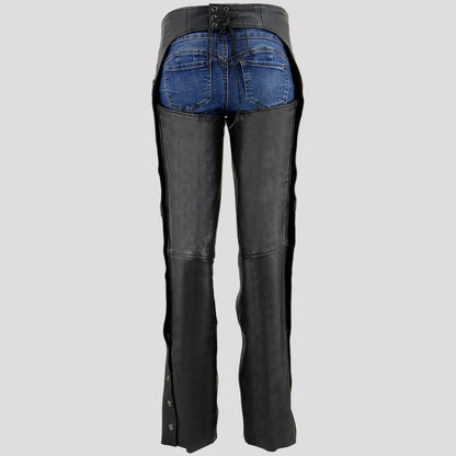 BOL/Open Road Women's Suede Wing Design Leather Chaps