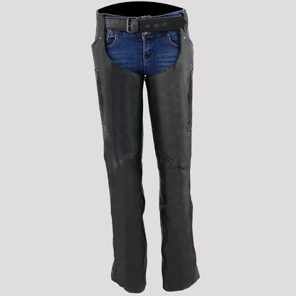 BOL/Open Road Women's Suede Wing Design Leather Chaps