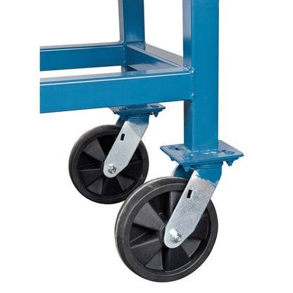 Chariots élévateurs, 122 cm L x 61 cm l, capacité de 907 kg, roulettes en nylon