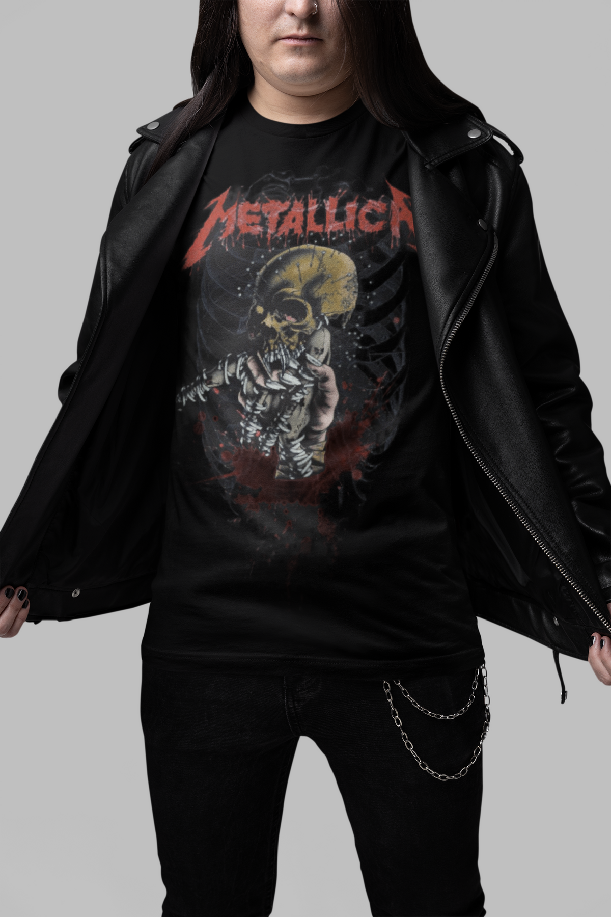 Metallica - T-shirt noir Alien Birth