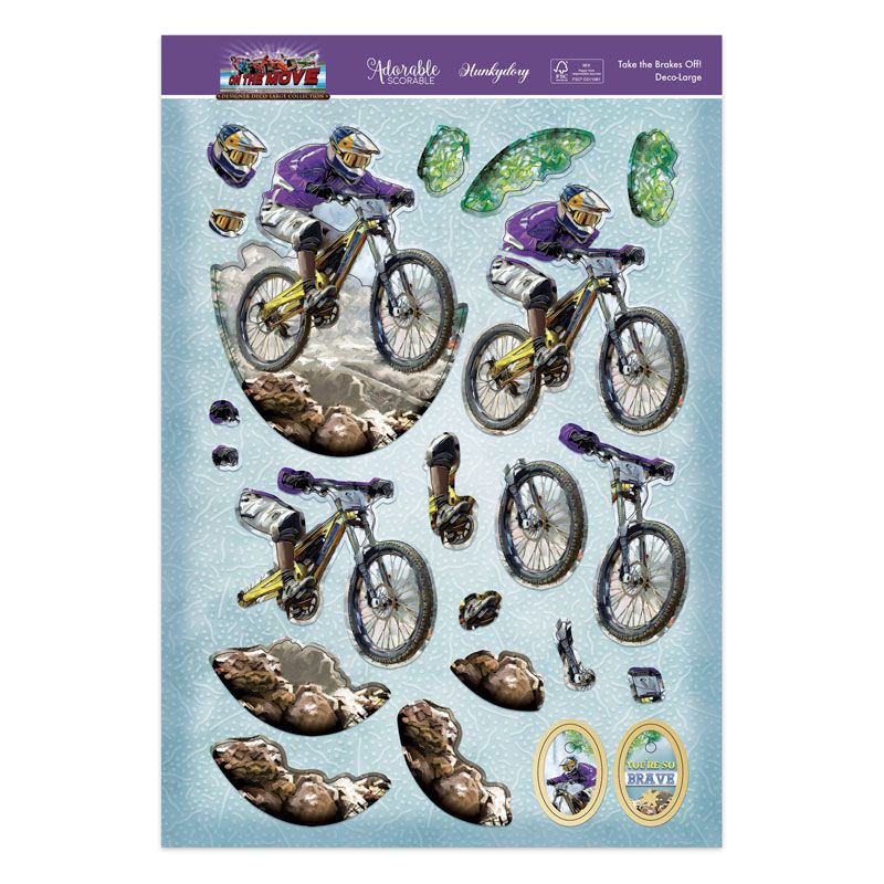 Kit Déco-Large En Route - Descendez Les Vélos !