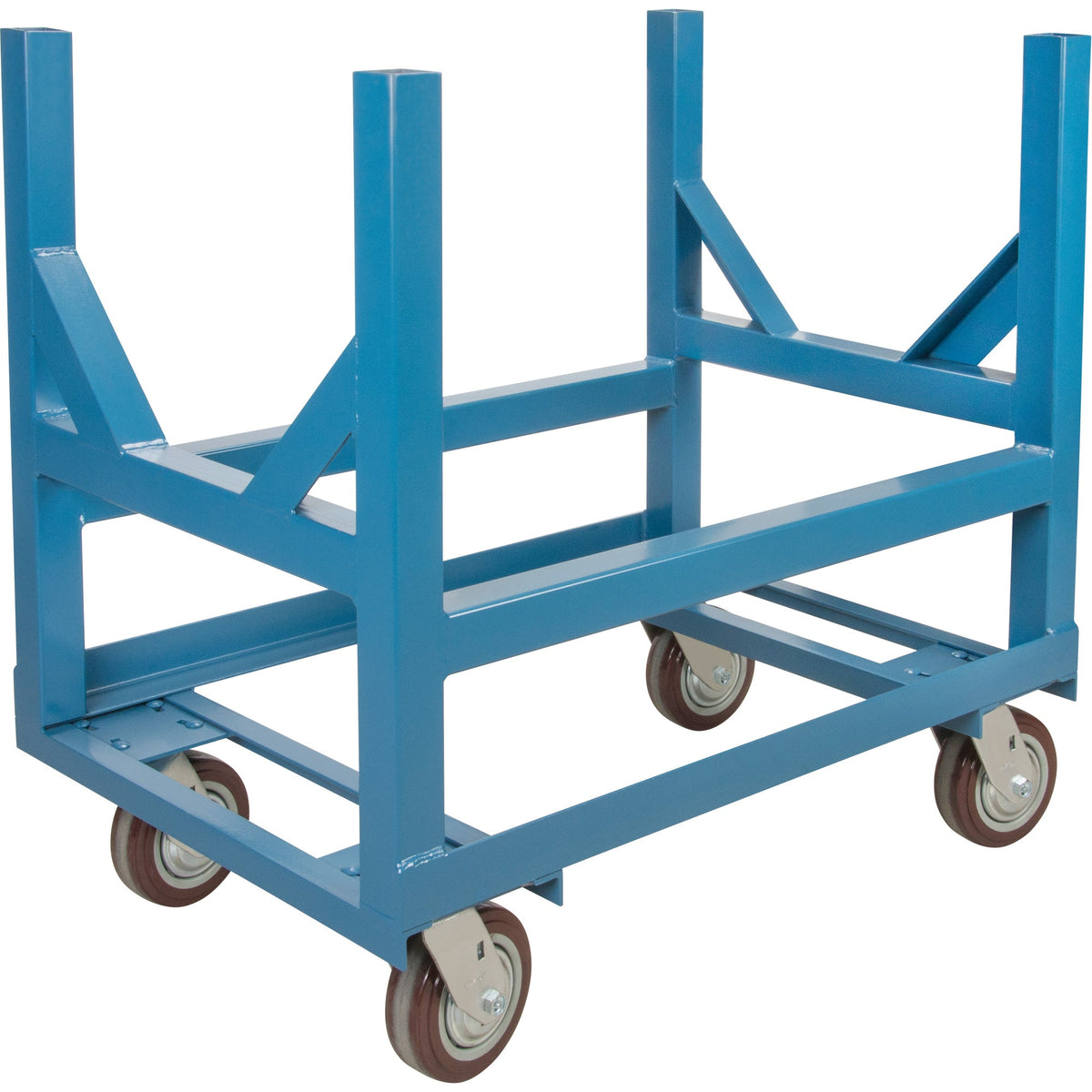 Chariot à berceau pour tuyaux et barres, 61 cm L x 61 cm l x 86 cm H, capacité de 1134 kg, roues en polyuréthane