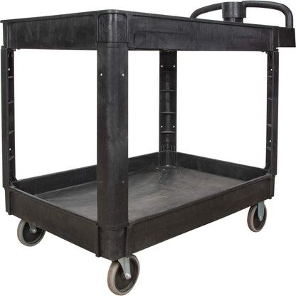 Utility Cart, 2 Tiers, 25-5/8" x 33-1/2" x 43-3/4", 550 lbs. Capacity