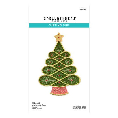 Matrices de découpe sapin de Noël cousu de la collection de Noël