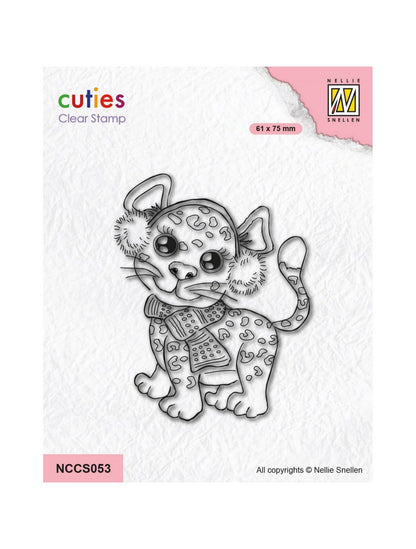 Nellie's Choice - Tampon Transparent Cutie Cheetah