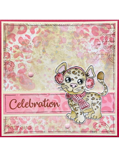 Nellie's Choice - Tampon Transparent Cutie Cheetah