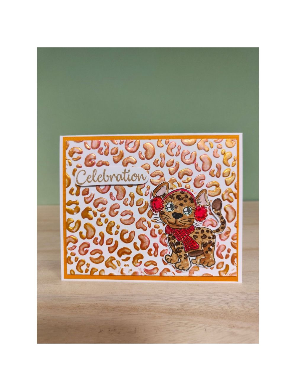 Nellie's Choice - Tampon Transparent Cutie Cheetah