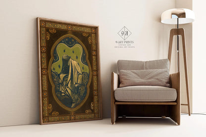 Estampe giclée « Nuit » de Richard Roland Holst : Art nouveau symboliste