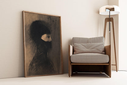 Odilon Redon - Armor | Famous Surreal Symbolist Art | Available frame or unframed