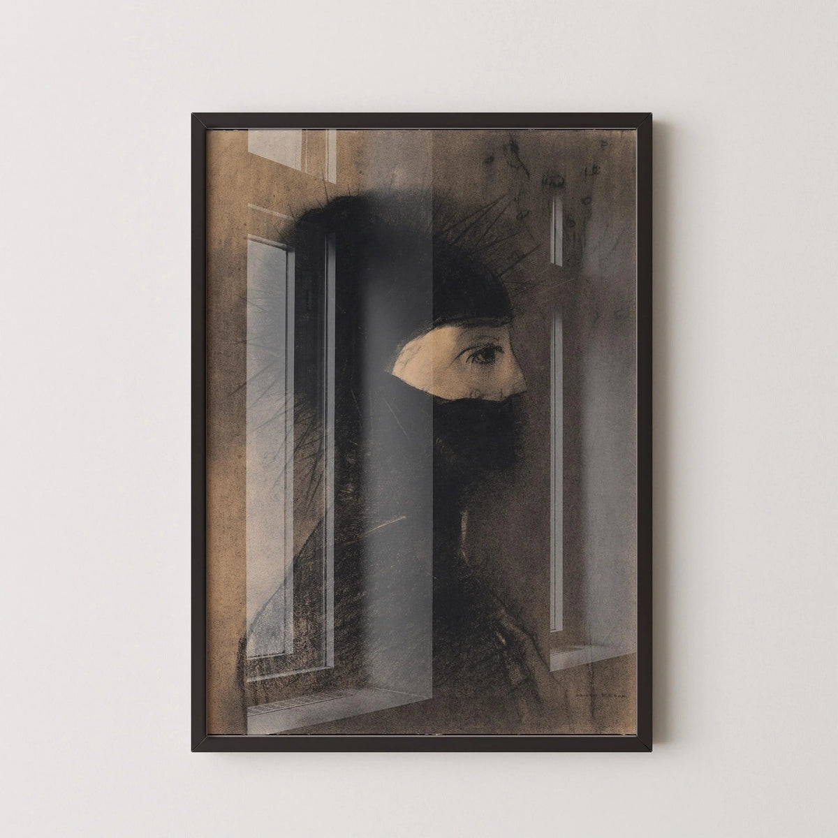 Odilon Redon - Armor | Famous Surreal Symbolist Art | Available frame or unframed