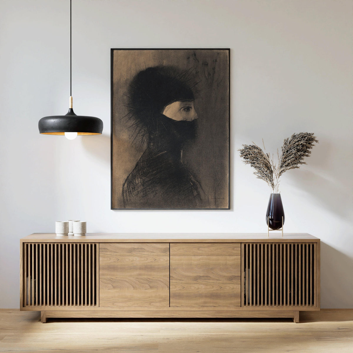 Odilon Redon - Armor | Famous Surreal Symbolist Art | Available frame or unframed