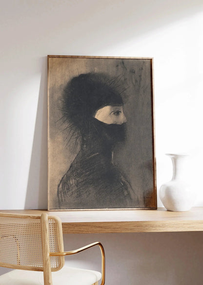 Odilon Redon - Armor | Famous Surreal Symbolist Art | Available frame or unframed