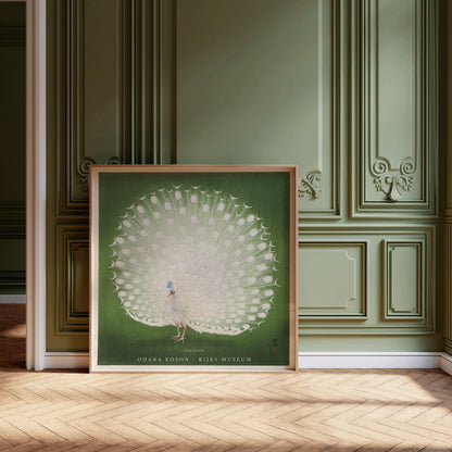 Ohara Koson Peacock Print: Vintage Japanese Giclee Art