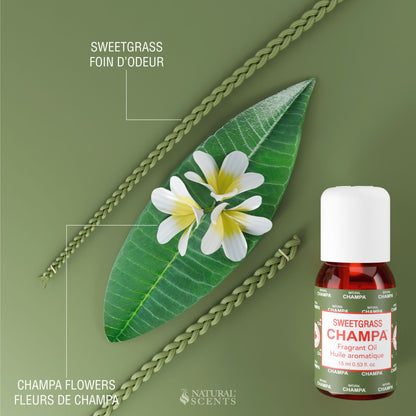 Sweetgrass Champa Fragrant Oil