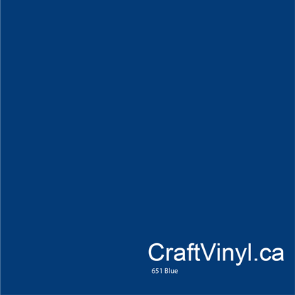 Vinyle Oracal 651 brillant bleu #067