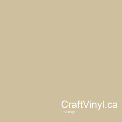 Vinyle brillant Oracal 651 Beige #082