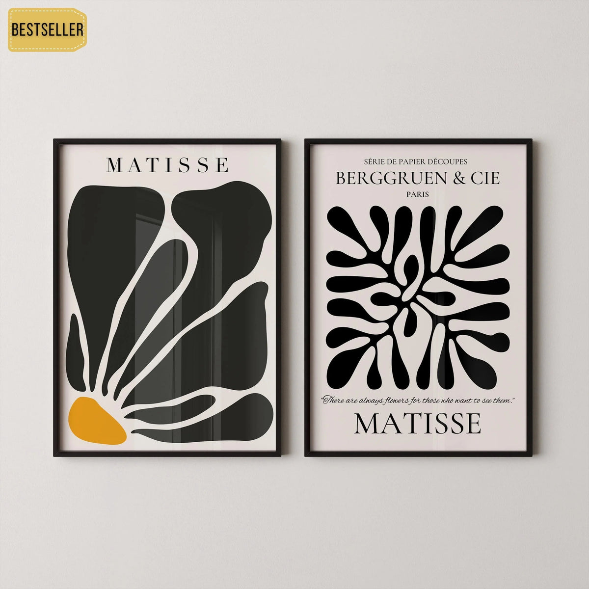Matisse Art Print Set: Mid-Century Modern Giclee Duo