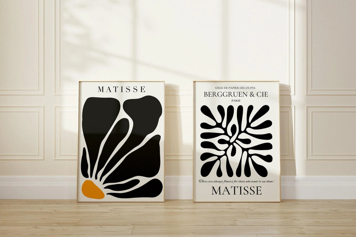Matisse Art Print Set: Mid-Century Modern Giclee Duo