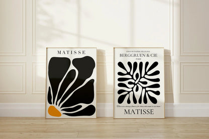 Matisse Art Print Set: Mid-Century Modern Giclee Duo