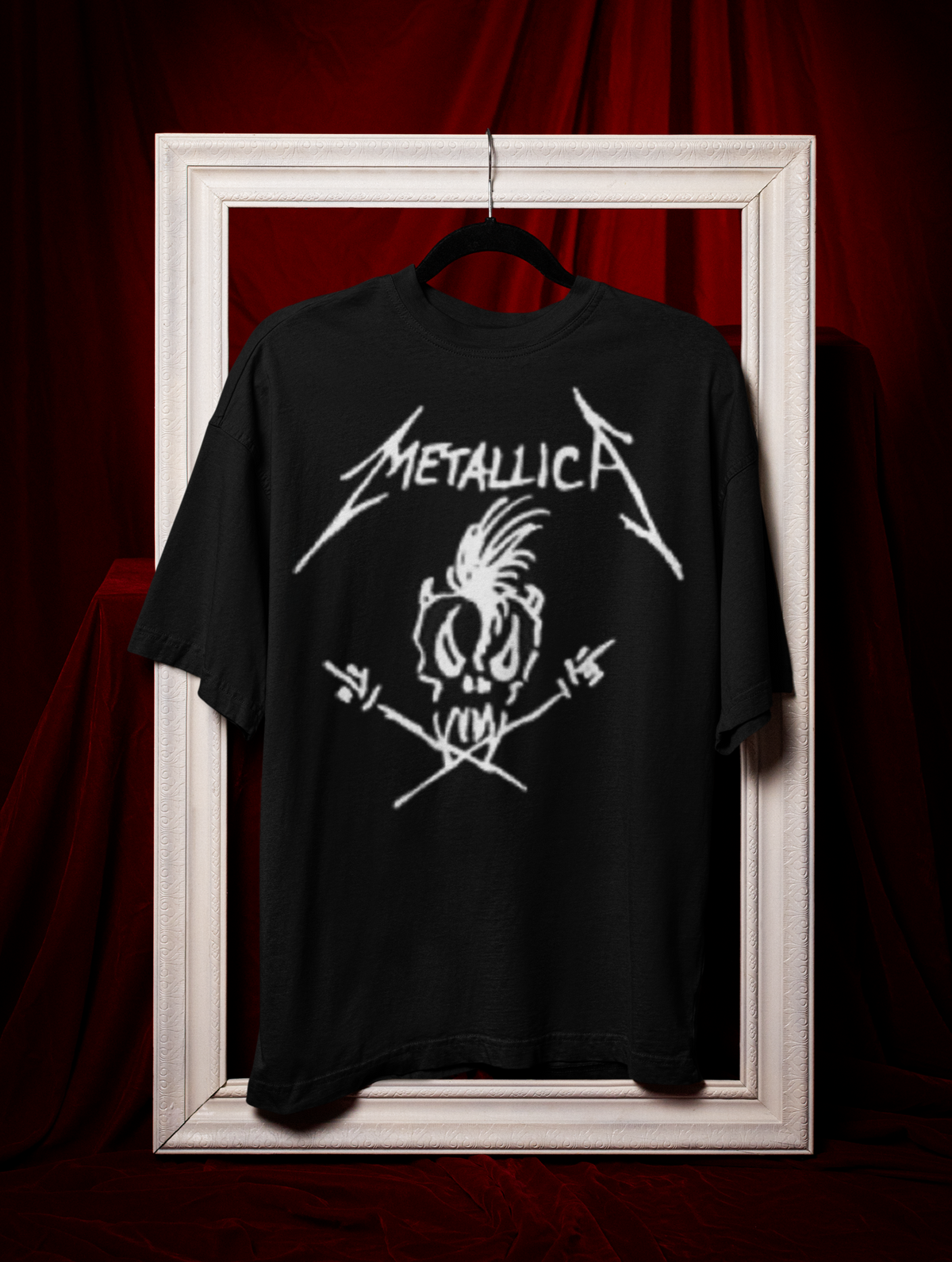 Metallica - T-shirt noir Scary Bones