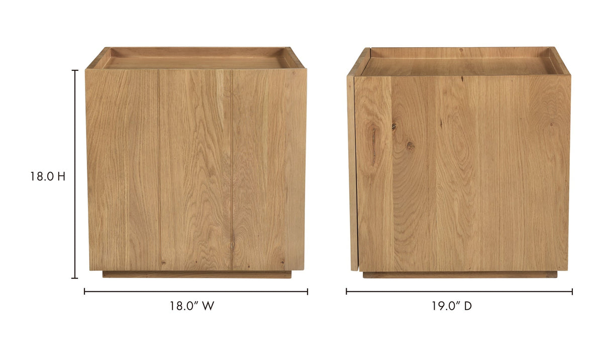 Parana Solid Wood Bed with Nightstands