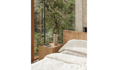 Parana Solid Wood Bed with Nightstands