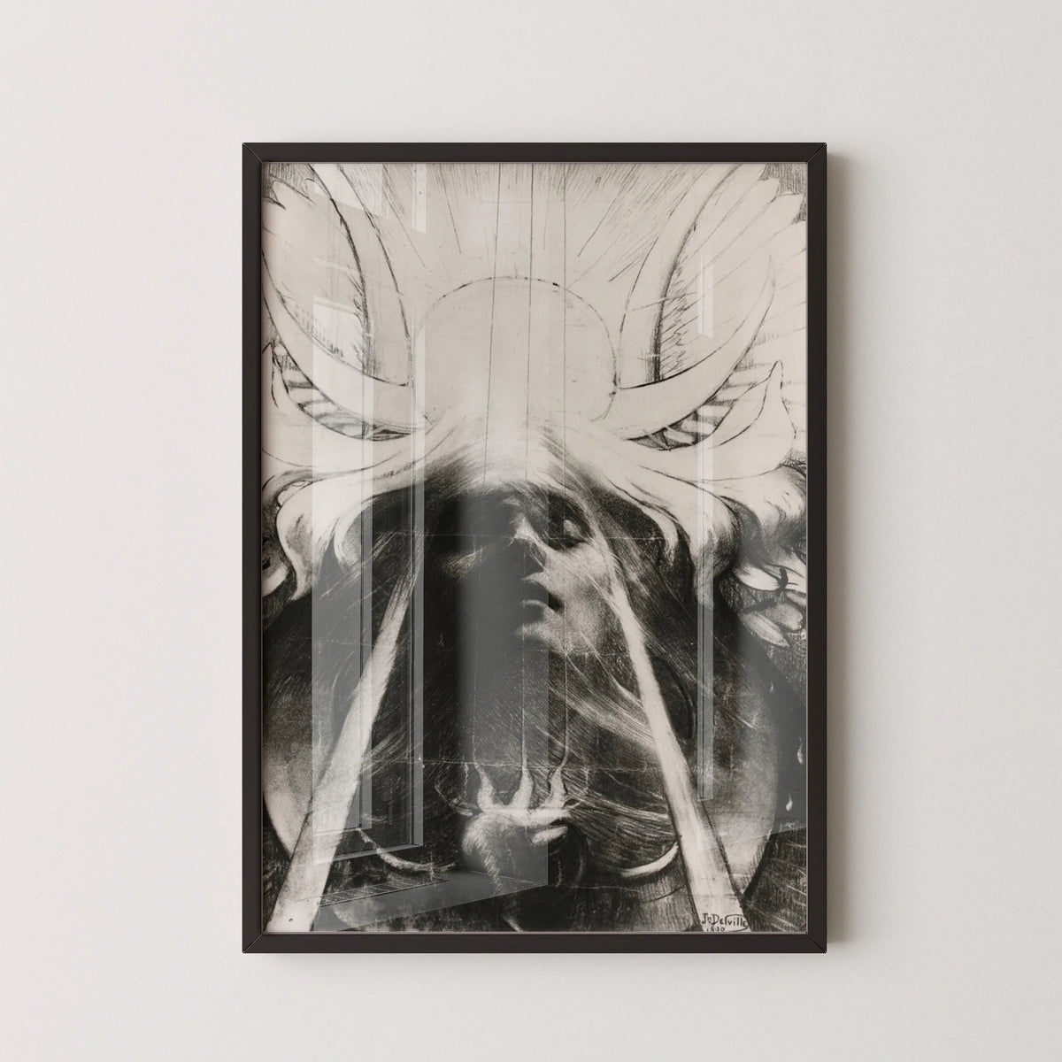 Impression Giclée Jean Delville Parsifal : Art Symboliste, Avec ou Sans Cadre