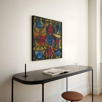 Paul Klee Figurines Art Print: Mid-Century Modern Abstract (Framed or Unframed)