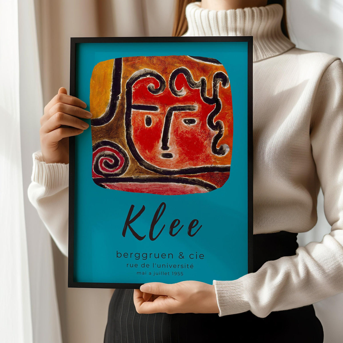 Paul Klee 'Hot Blooded Girl' Exhibition Giclee Print