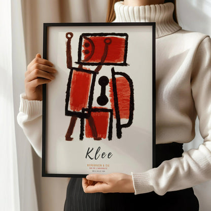 Paul Klee - Locksmith | Modern Art Exhibition Poster (available handframed or unframed)