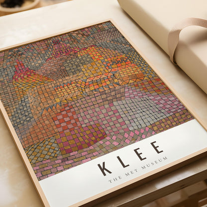 Paul Klee Stadtburg Castle Print: Modern Abstract Art, Giclee on Etching Paper