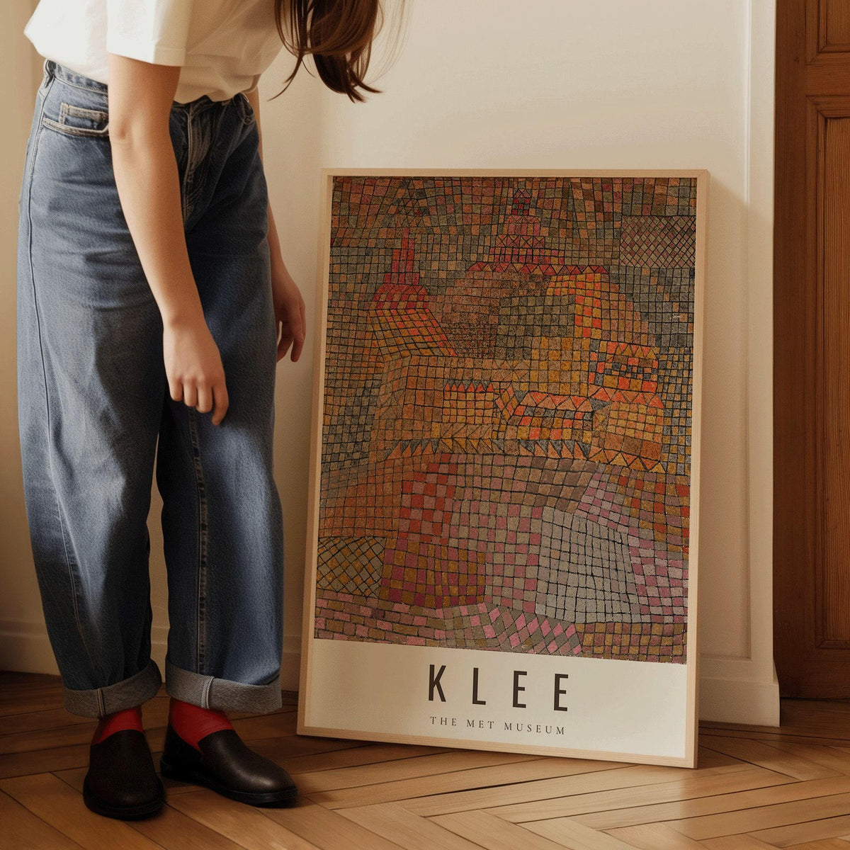 Paul Klee Stadtburg Castle Print: Modern Abstract Art, Giclee on Etching Paper