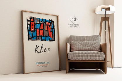 Paul Klee - The Hour Before One Night | Modern Art Exhibition Poster (available handframed or unframed)