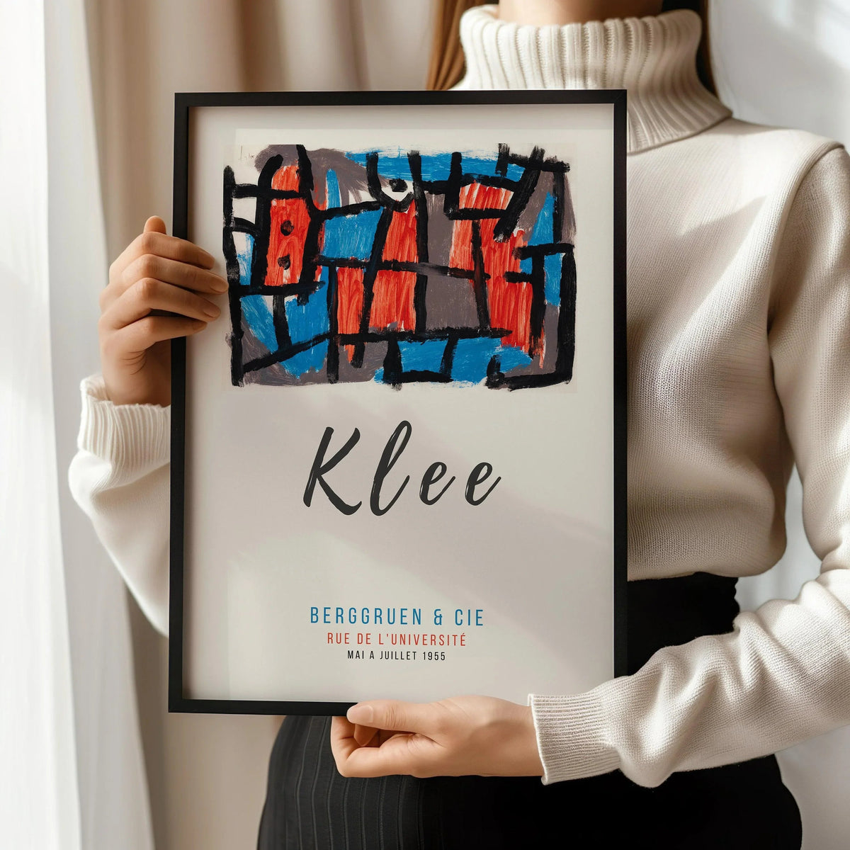 Paul Klee - The Hour Before One Night | Modern Art Exhibition Poster (available handframed or unframed)