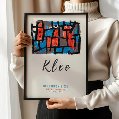 Paul Klee - The Hour Before One Night | Modern Art Exhibition Poster (available handframed or unframed)
