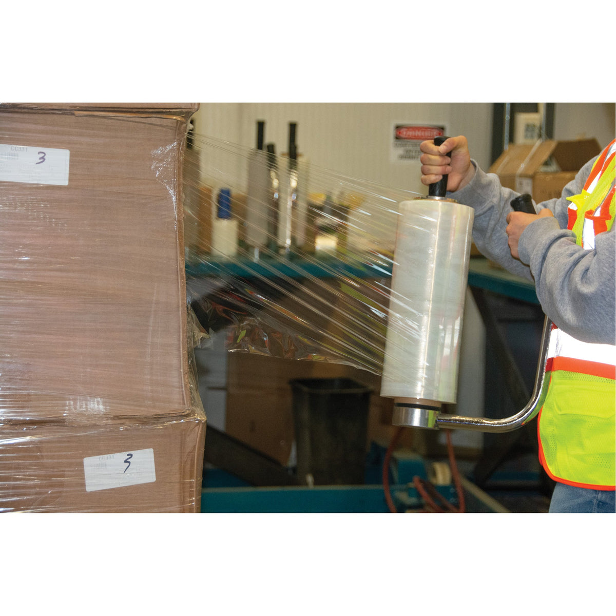 Stretch Wrap, Cast, 50 Gauge (13 micrometers), 14" x 1500'