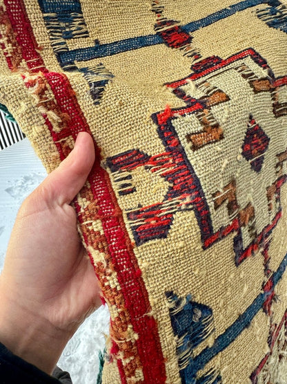 Persian Azerbaijan Suzani Kilim | 3' 11" x 6' 9"