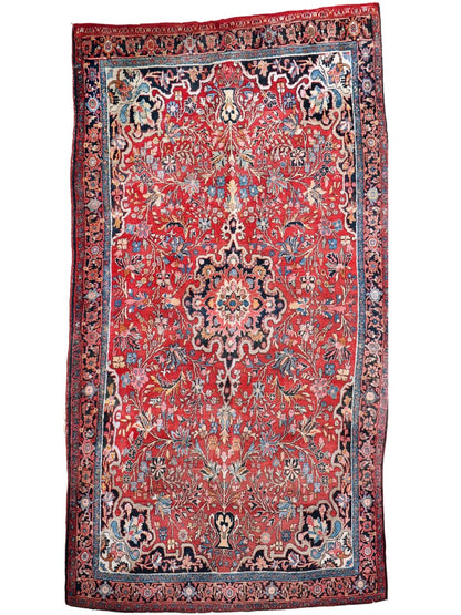 Persian Bidjar Rug | 5' 1" x 9' 2"
