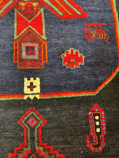 Persian Kurdi Rug | 4' 4” x 11' 2"