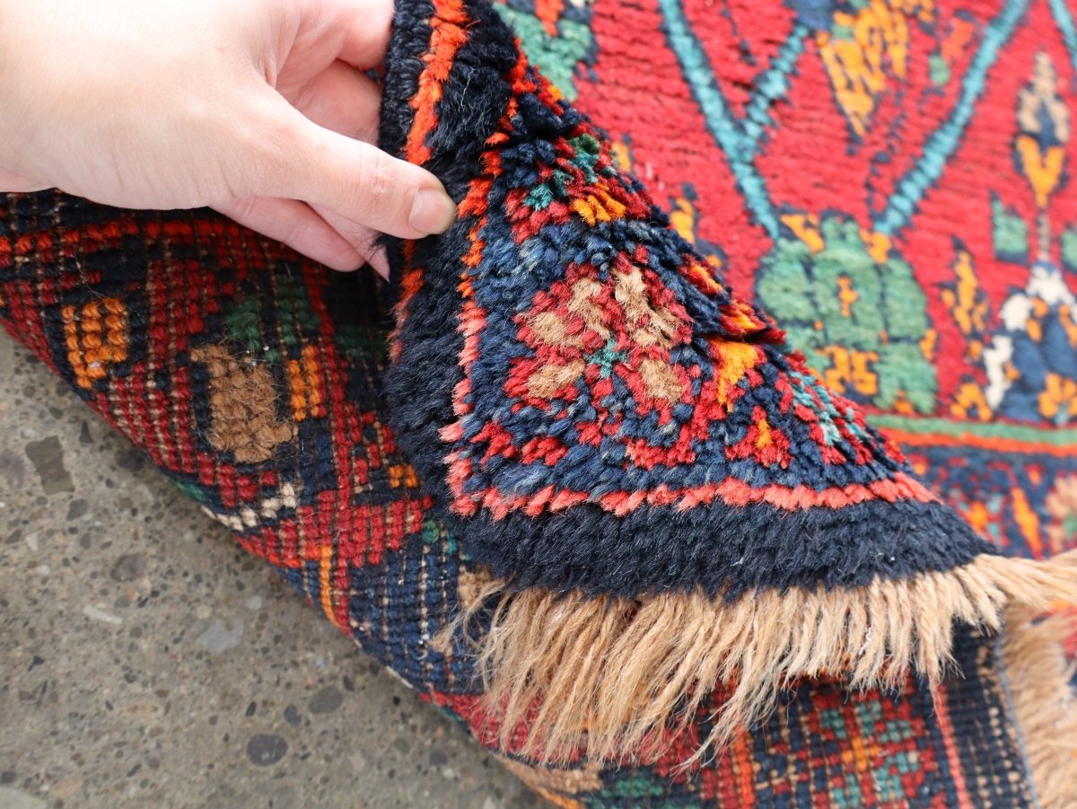 Persian Kurdish Bidjar Runner Rug | 3' 8" x 13' 5"