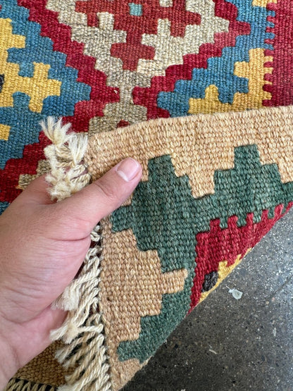 Persian Shiraz Kilim Rug | 1' 7" x 2' 2"