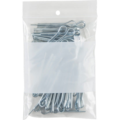 White Block Poly Bags