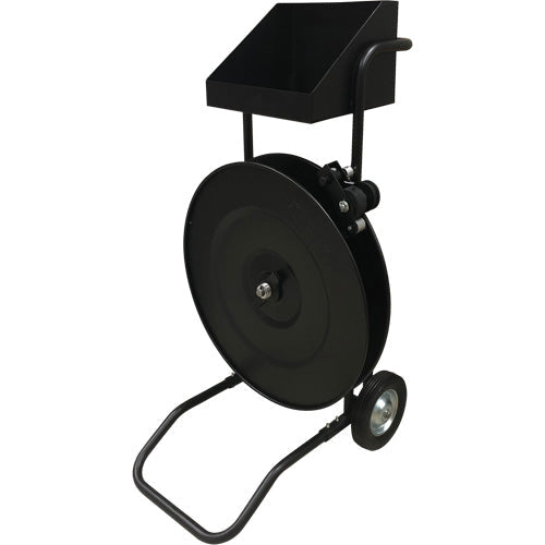 Dévidoir de feuillard, feuillards polyester/acier/polypropylène, diamètre intérieur mandrin 16"/8", largeur de rouleau 3"/8"/6"